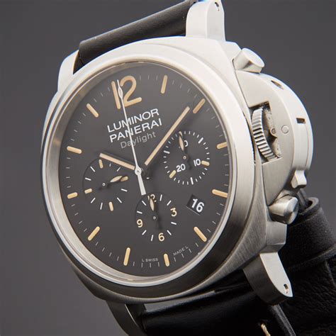 luminor panerai automatic chrono|Panerai Luminor daylight chronograph price.